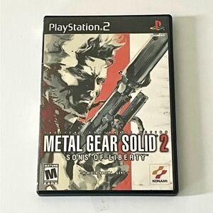 Metal Gear Solid 2 Sons of Liberty For Playstation 2 (Read Description)